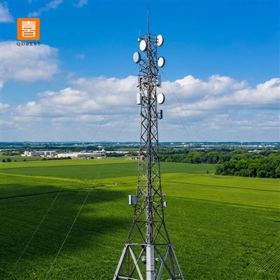 自立型電気通信誘導ワイヤー鋼格子塔-